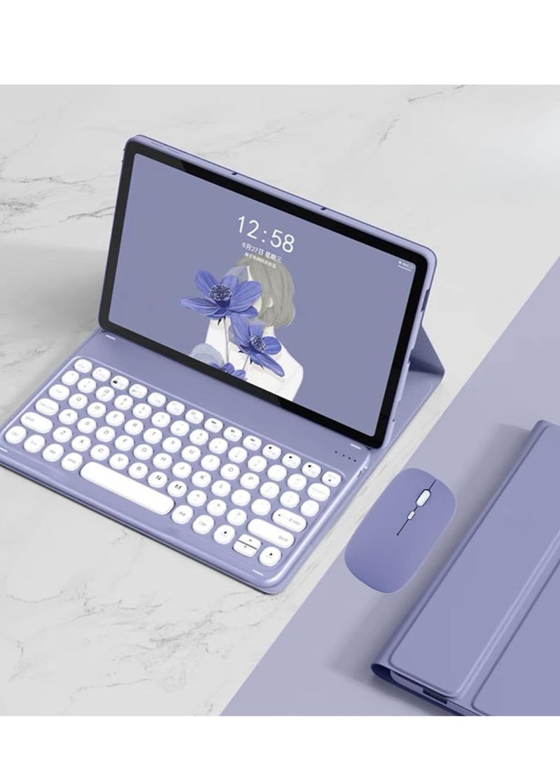 لوحة المفاتيح حامي متوافق مع هونور magicpad 2 12.3 بوصة 2024 جولة لوحة المفاتيح والفأرة والأقراص ، هونور magicpad 2 مقاومة للزلازل واقية من السقوط ( الأرجواني )